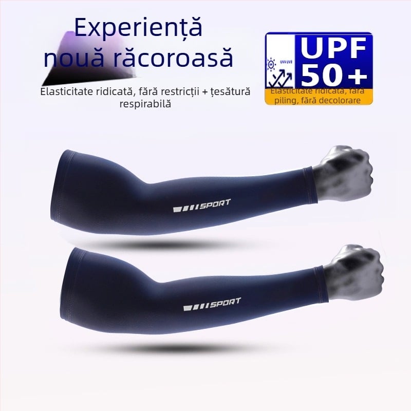 Manșon de protecție solară pentru pescuit de vară, pentru bărbați, pentru sporturi în aer liber, protecție UV, respirabil, cu uscare rapidă, protecție solară, manșon de gheață, en-gros