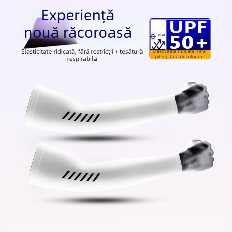 Manșon de protecție solară pentru pescuit de vară, pentru bărbați, pentru sporturi în aer liber, protecție UV, respirabil, cu uscare rapidă, protecție solară, manșon de gheață, en-gros