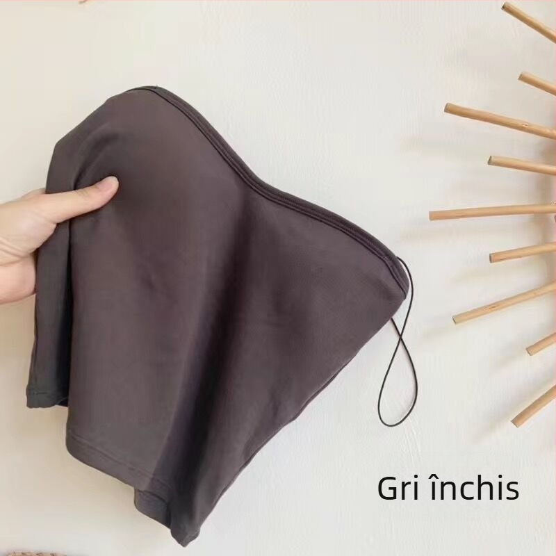 Stil coreean pictură în ulei camisol femei scurt vară îmbrăcăminte exterioară Sexo curea piept pad fără inel de oțel ins mici proaspete frumusețe spate