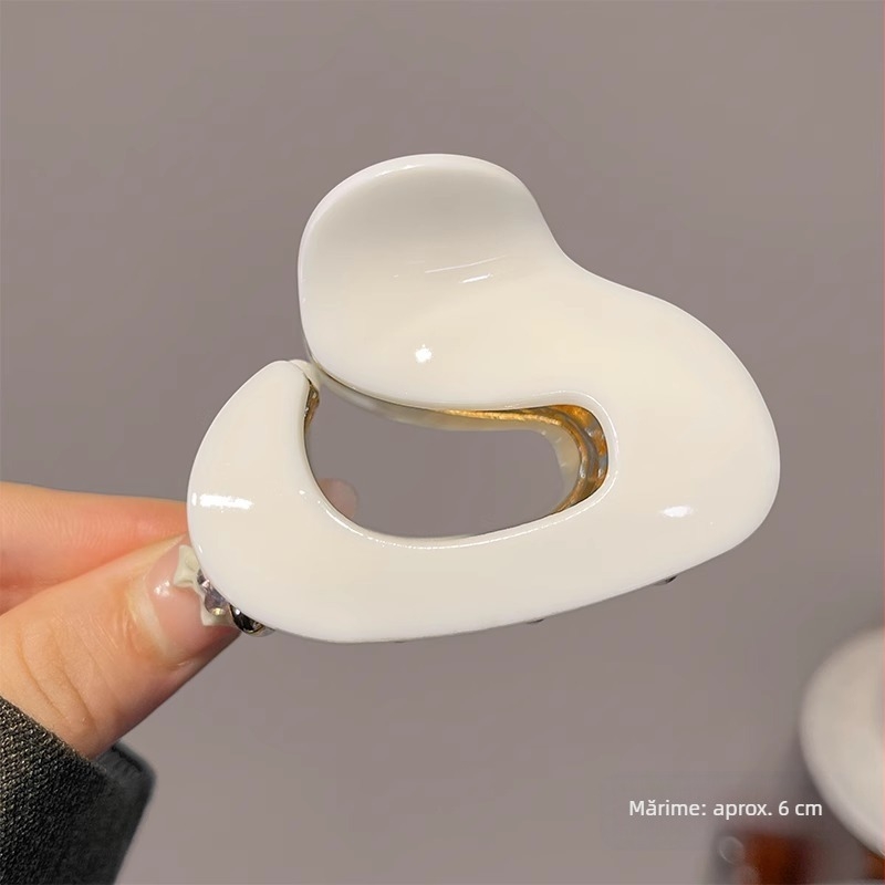 Agrafe de păr neregulate cu acid acetic avansat, pentru femei, cu jumătate de cravată, pentru cap, elegante, cu clipuri de păr din metal, pentru pălării