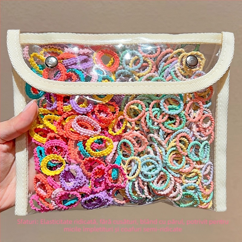 Bandă de cauciuc pentru copii, coardă pentru cap de dimensiuni mici, cravată pentru bebeluși, bandă de cauciuc mică, bandă de păr pentru fete, coarda pentru degetul mare, accesorii pentru pălării