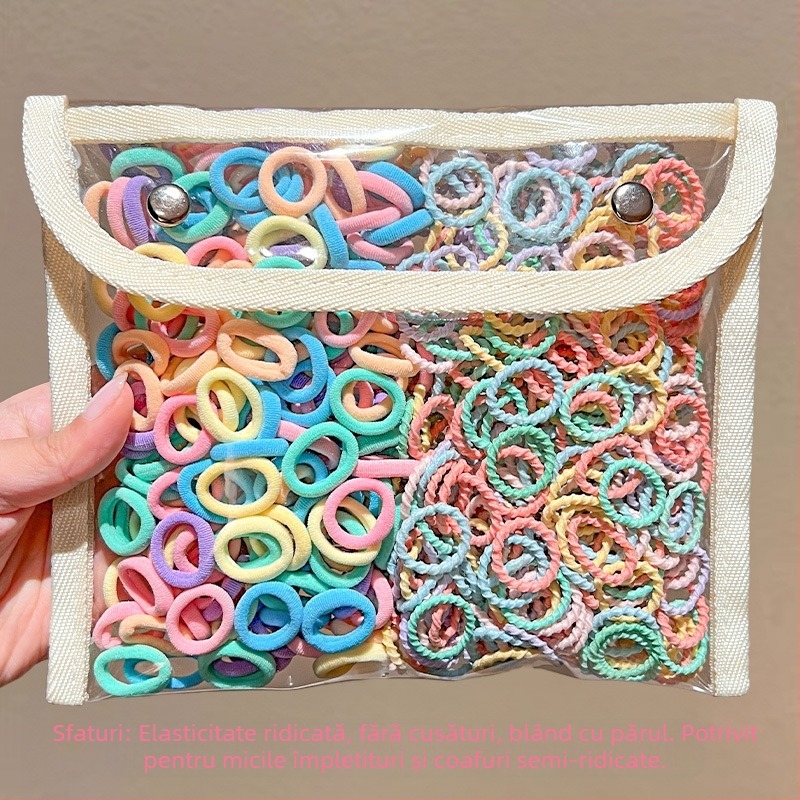 Bandă de cauciuc pentru copii, coardă pentru cap de dimensiuni mici, cravată pentru bebeluși, bandă de cauciuc mică, bandă de păr pentru fete, coarda pentru degetul mare, accesorii pentru pălării