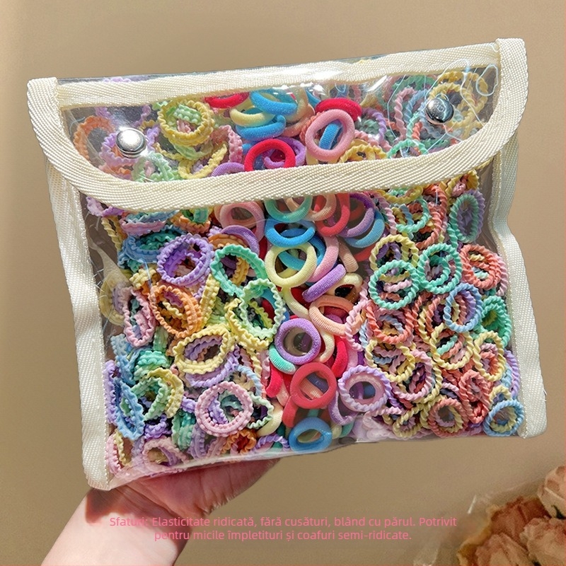 Bandă de cauciuc pentru copii, coardă pentru cap de dimensiuni mici, cravată pentru bebeluși, bandă de cauciuc mică, bandă de păr pentru fete, coarda pentru degetul mare, accesorii pentru pălării