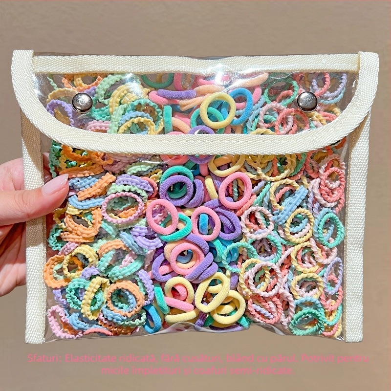 Bandă de cauciuc pentru copii, coardă pentru cap de dimensiuni mici, cravată pentru bebeluși, bandă de cauciuc mică, bandă de păr pentru fete, coarda pentru degetul mare, accesorii pentru pălării