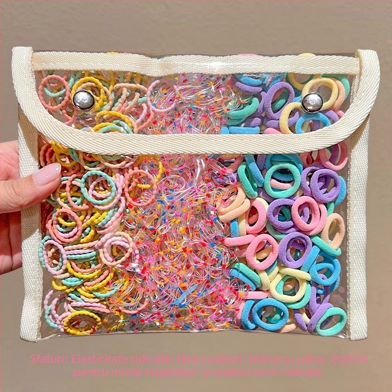 Bandă de cauciuc pentru copii, coardă pentru cap de dimensiuni mici, cravată pentru bebeluși, bandă de cauciuc mică, bandă de păr pentru fete, coarda pentru degetul mare, accesorii pentru pălării