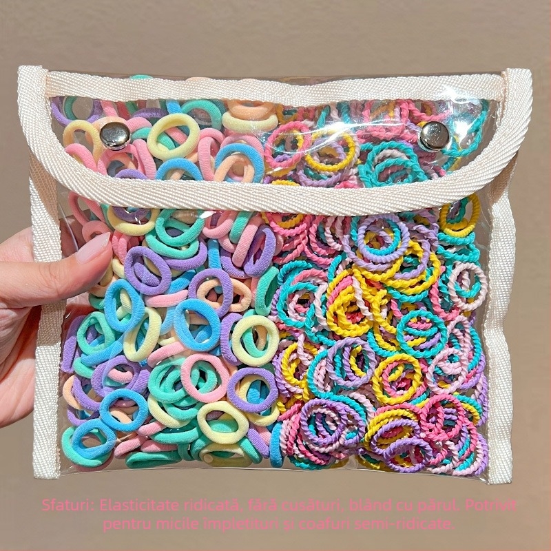 Bandă de cauciuc pentru copii, coardă pentru cap de dimensiuni mici, cravată pentru bebeluși, bandă de cauciuc mică, bandă de păr pentru fete, coarda pentru degetul mare, accesorii pentru pălării