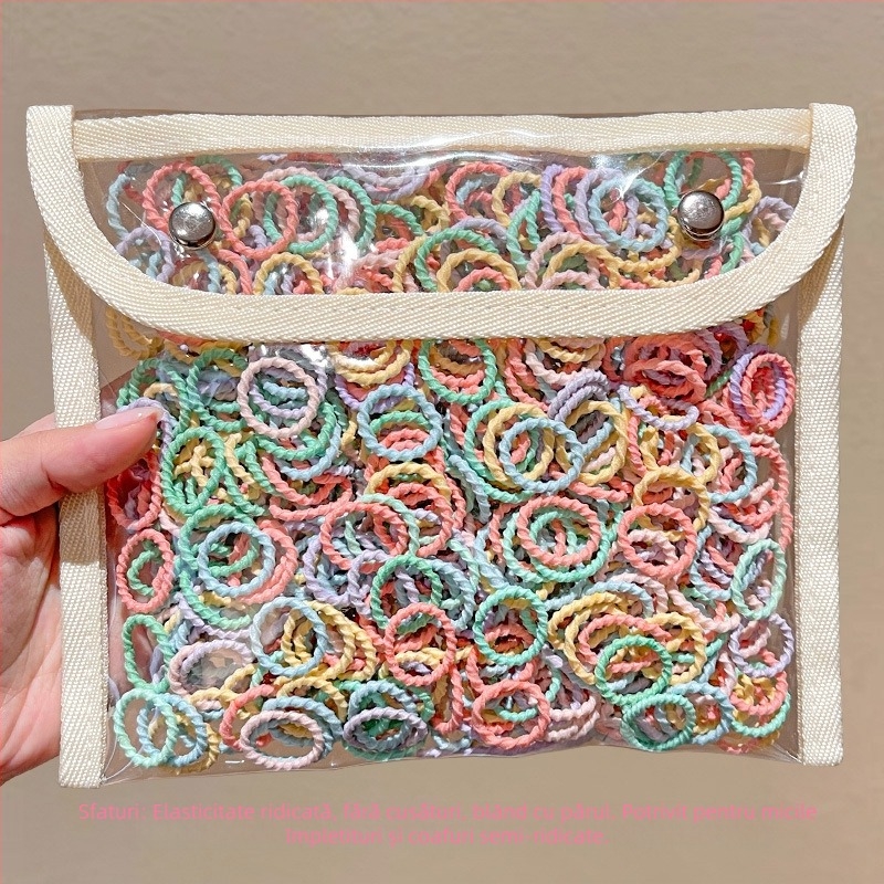 Bandă de cauciuc pentru copii, coardă pentru cap de dimensiuni mici, cravată pentru bebeluși, bandă de cauciuc mică, bandă de păr pentru fete, coarda pentru degetul mare, accesorii pentru pălării