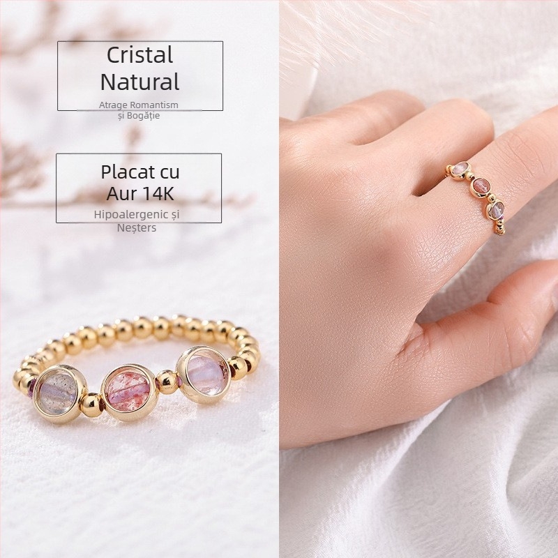 Inel din argint 925, inel cu cristale naturale, de nișă, care nu se decolorează, inel retro elegant turcoaz, en-gros pentru femei