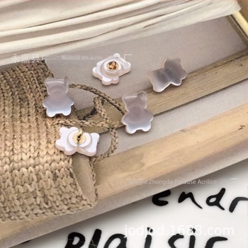 Drăguț ursuleț nasture rășină metalică combinație nasture jachetă pulover Cardigan haină îmbrăcăminte nasture pălării decorare