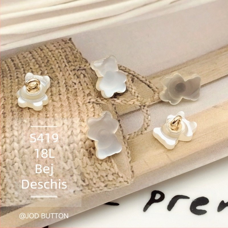 Drăguț ursuleț nasture rășină metalică combinație nasture jachetă pulover Cardigan haină îmbrăcăminte nasture pălării decorare