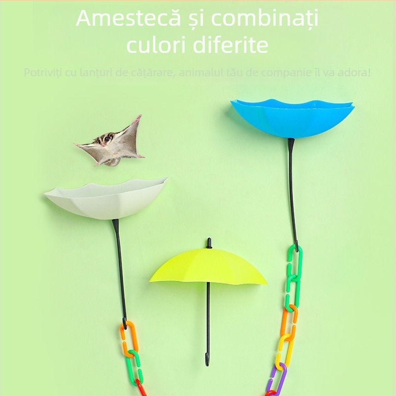 Platformă de cățărat Honeybag Shrew, platformă de zbor, platformă de decolare, platformă umbrelă autoadezivă, lanț de cățărat, antrenament, jucării de decolare, consumabile