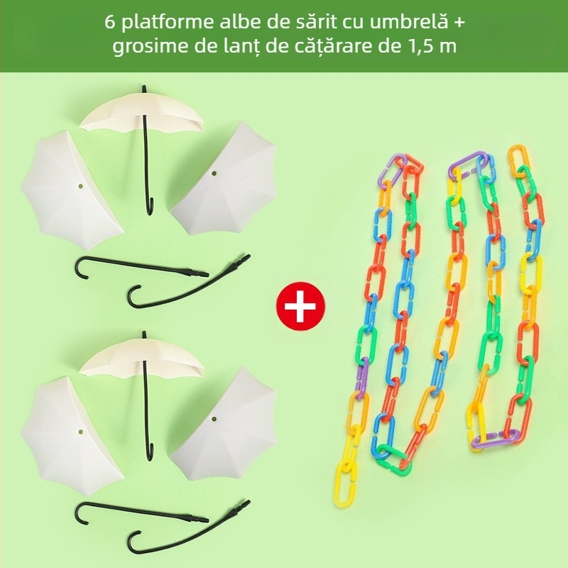 Platformă de cățărat Honeybag Shrew, platformă de zbor, platformă de decolare, platformă umbrelă autoadezivă, lanț de cățărat, antrenament, jucării de decolare, consumabile