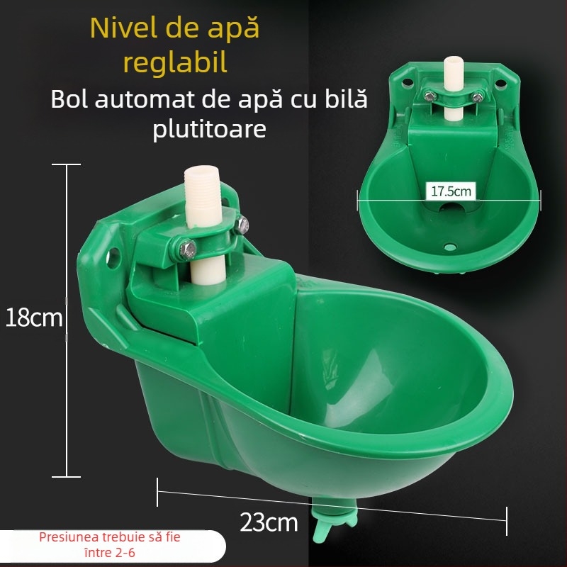 Oi bol de băut bol de apă îngroșat bol de cupru valvă automată de apă potabilă hrănire artefact chiuvetă de băut bol de apă amniotică dispozitiv automat de băut