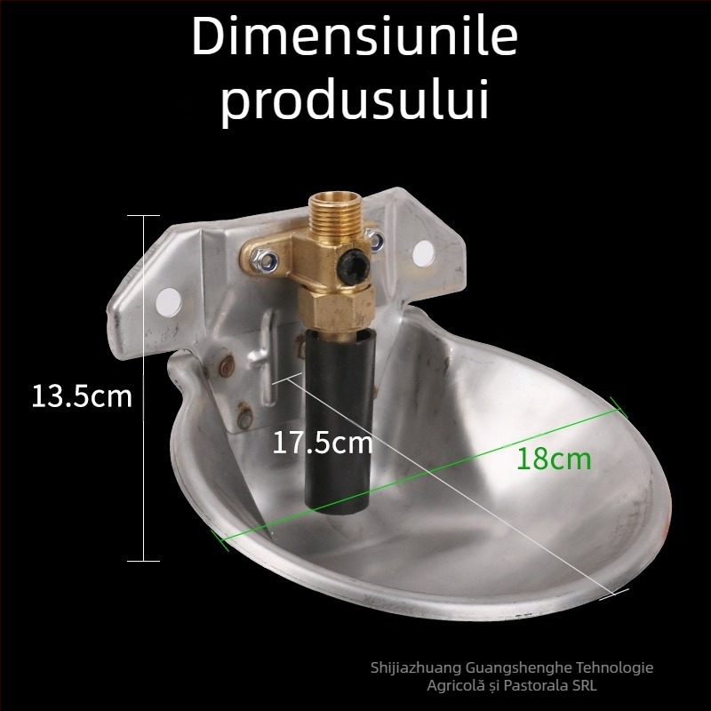 Oi bol de băut bol de apă îngroșat bol de cupru valvă automată de apă potabilă hrănire artefact chiuvetă de băut bol de apă amniotică dispozitiv automat de băut