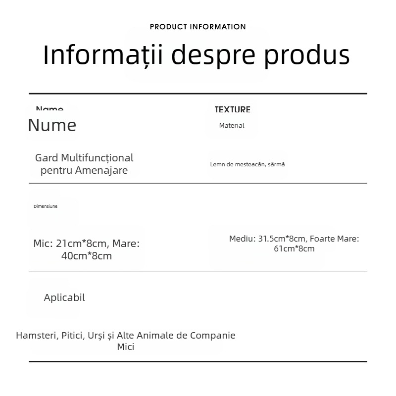 Jucărie de hamster pentru animale de companie mici, accesorii de amenajare a teritoriului, leagăn, scară mică pentru gard, jucării de relief pentru ursul auriu, consumabile multifuncționale