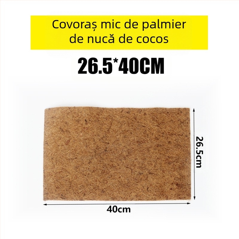 5 specificații Cutie de amenajare peisagistică în formă de broască țestoasă, șopârlă, gecko, cutie din lemn, izolație pentru reptile, animale de companie, covoraș cald de iarnă cu palmier de cocos