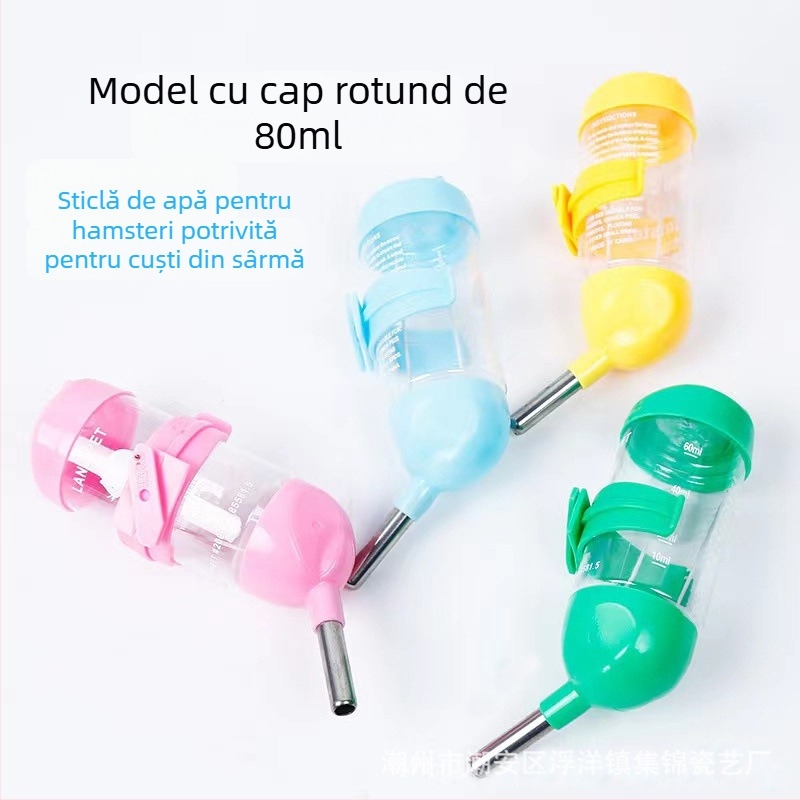 Sticlă de apă cactus, hamster, adăpător, ceainic, suport ceramic vertical, urs auriu, porc olandez, reglabil, peisagistică, consumabile