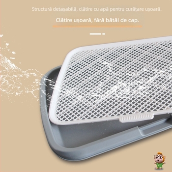 Toaletă pentru câini en-gros, tip plat, pisoar pentru câini mici, bazin cu nisip, placă de urină de dimensiuni mari și medii, rahat, toaletă pentru câini, artefact pentru caca