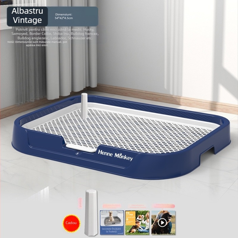 Toaletă pentru câini en-gros, tip plat, pisoar pentru câini mici, bazin cu nisip, placă de urină de dimensiuni mari și medii, rahat, toaletă pentru câini, artefact pentru caca