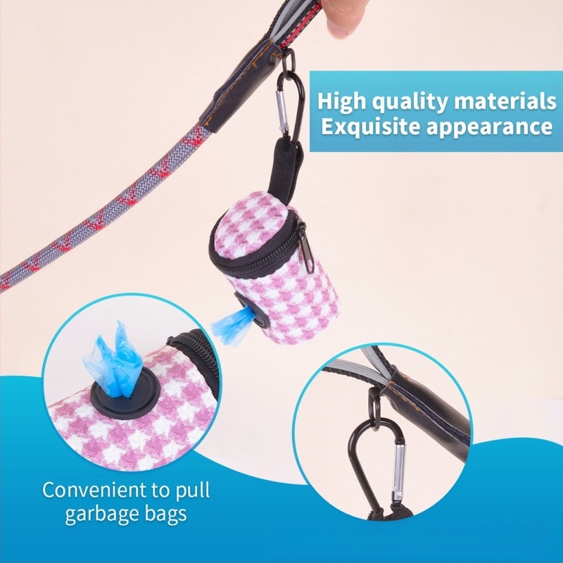 Sac de gunoi transfrontalier pentru animale de companie, mic, parfumat, cu vânt, pentru câini, sac de gunoi portabil, distribuitor de excremente de câine, sac de ridicare en-gros