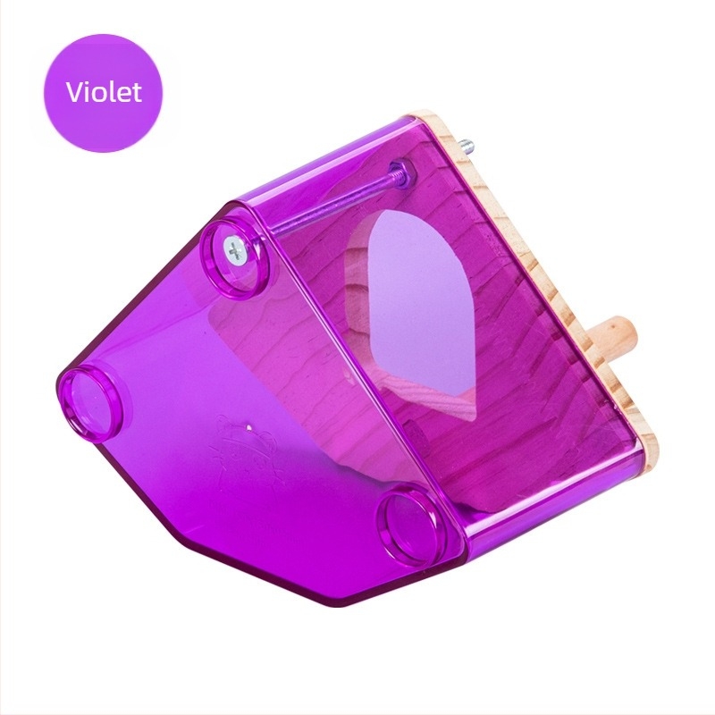 Cutie transparentă pentru reproducere de papagali, piele de tigru, bujor, Xuanfeng, cuib de papagal, cuib agățat, cuib de papagal, colivie caldă, accesorii, consumabile