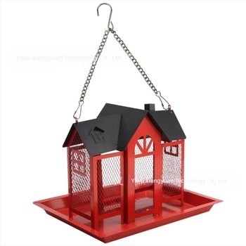 Hrănitoare pentru păsări transfrontalieră nouă, leagăn creativ, curte metalică, hrănitoare pentru veverițe, colibri, decorațiuni suspendate în aer liber