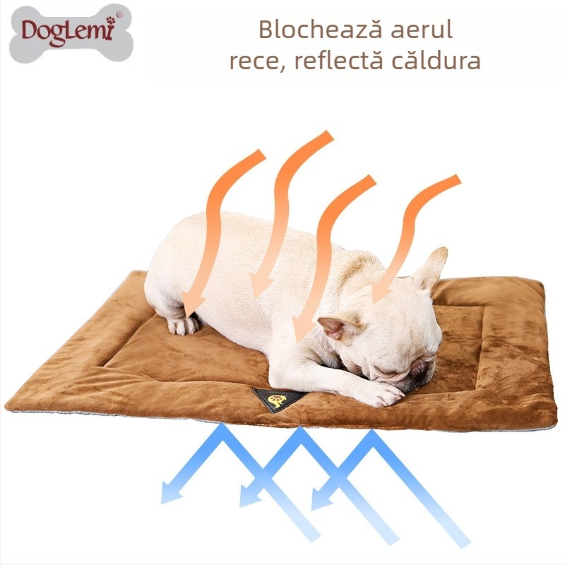 Comerț exterior Factory Direct câine cald cuib saltea de pluș saltea pentru animale de companie iarnă caldă articole pentru animale de companie saltea de dormit