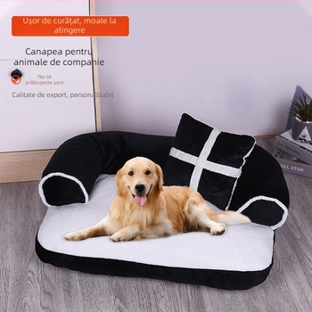 Cușcă pentru pisici transfrontalieră, pat cald cu păr auriu pentru câini, detașabil și lavabil, cușcă pentru animale de companie, produse pentru animale de companie, universal, pentru toate anotimpurile