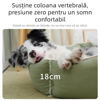 În stoc Kennel Technology Cloth rezistent la zgârieturi, saltea universală Four Seasons, saltea de dormit pentru pisici, cuib oval pentru câini de talie medie și mare