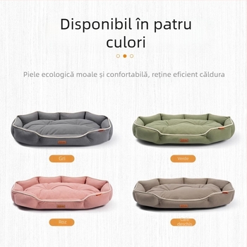 În stoc Kennel Technology Cloth rezistent la zgârieturi, saltea universală Four Seasons, saltea de dormit pentru pisici, cuib oval pentru câini de talie medie și mare