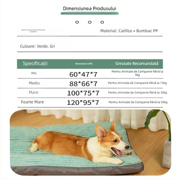 Covoraș pentru câini, saltea de dormit pentru animale de companie, covoraș cald, covoraș pentru pisici, covoraș pentru cușcă, covoraș pentru cuib de câine, covoraș universal Four Seasons