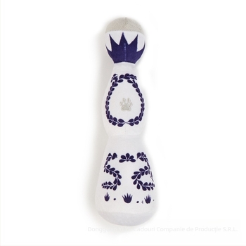 Nou în stoc Pet Voice Plush Colorat Email Sticlă de Vin Formă Câine Pisică Pet Plush Voice Jucărie