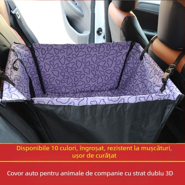 Covoraș auto direct din fabrică pentru animale de companie, impermeabil, covoraș auto pentru câini, covoraș auto pentru exterior, covoraș pentru animale de companie cu un singur loc în spate