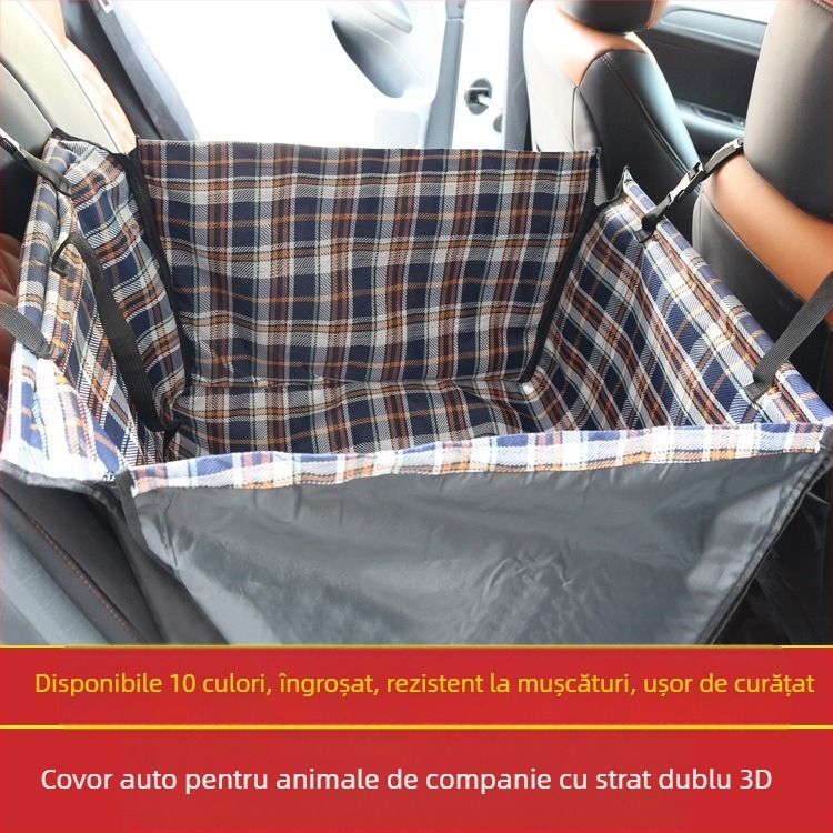 Covoraș auto direct din fabrică pentru animale de companie, impermeabil, covoraș auto pentru câini, covoraș auto pentru exterior, covoraș pentru animale de companie cu un singur loc în spate