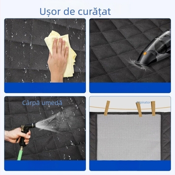 600D bumbac matlasat auto transfrontalier animale de companie provizii anti-murdar și impermeabil pernă pentru scaunul din spate al câinelui auto scaunul din spate câine covoraș