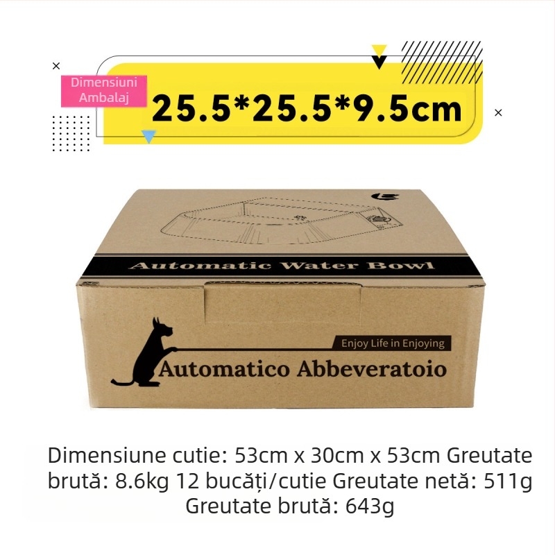 Bol pentru animale de companie Amazon, hrănitor pentru câini, stocare automată a apei, fântână de băut, bovine, ovine, bol pentru hrană pentru animale de companie, bol pentru câini, en-gros