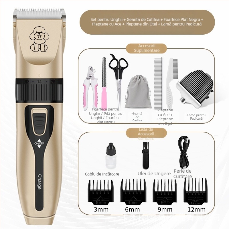 Tai Meng Mașină de tuns electrică pentru animale de companie Mașină de tuns electrică pentru câini Mașină de tuns pentru pisici Mașină de tuns pentru câini