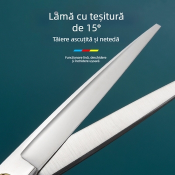 Norps set de foarfece pentru îngrijire animale, 7 inch – oțel inoxidabil, vârf drept, cu foarfece drepte, curbate și cu dinți, pentru câini și pisici