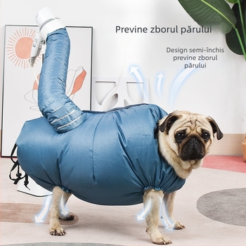 Sac de uscare pentru animale de companie, cutie de uscare pentru câini mici și mari, cu suflare a părului, pisică și câine, pentru baie, uscare prin suflare, consumabile