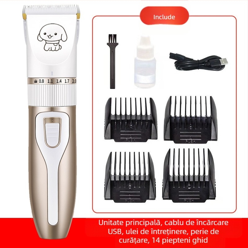 Mașină de tuns electrică Amazon Hair Pusher pentru câini, mașină de tuns electrică, mașină de tuns pentru pisici