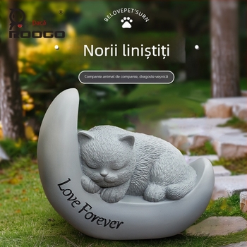 Urnă memorială pentru animale de companie, imitație de rășină animală transfrontalieră, cutie de incinerare pentru câini și pisici, en-gros