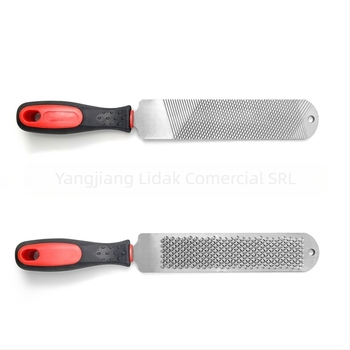 În stoc, pilă pentru potcoavă de 8 inch, 14 inch, instrument de reparare a copitei cu două fețe, pilă pentru potcoavă în camera cailor, cu mâner, instrument de îngrijire a potcoavelor