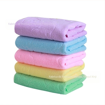 En-gros 30 * 70 în relief cu cap de urs colorat, prosop de un dolar, prosop de spălare moale și absorbant, cu scame