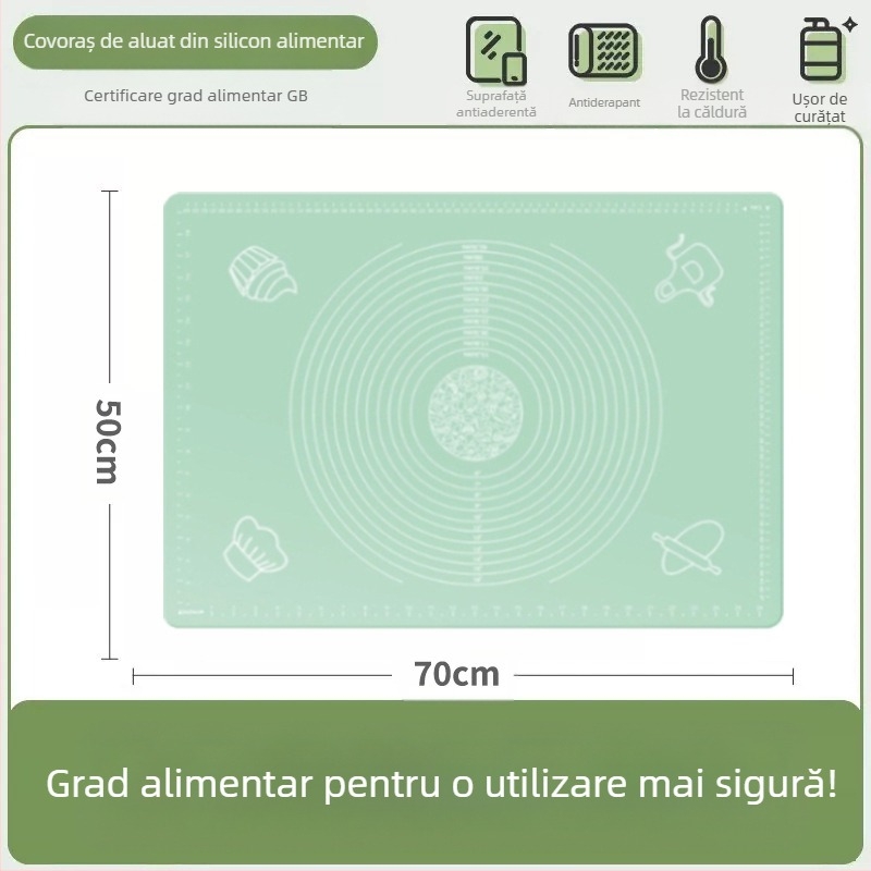 Silicon frământat covor alimentar de calitate superioară tăiței de uz casnic și panou covor antiderapant mare găluște a face bord pentru bucătărie
