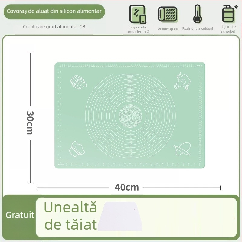 Silicon frământat covor alimentar de calitate superioară tăiței de uz casnic și panou covor antiderapant mare găluște a face bord pentru bucătărie