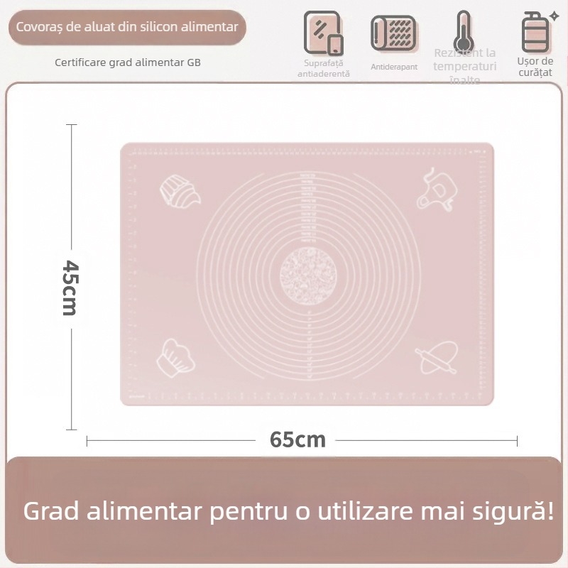 Silicon frământat covor alimentar de calitate superioară tăiței de uz casnic și panou covor antiderapant mare găluște a face bord pentru bucătărie