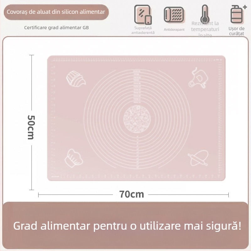 Silicon frământat covor alimentar de calitate superioară tăiței de uz casnic și panou covor antiderapant mare găluște a face bord pentru bucătărie