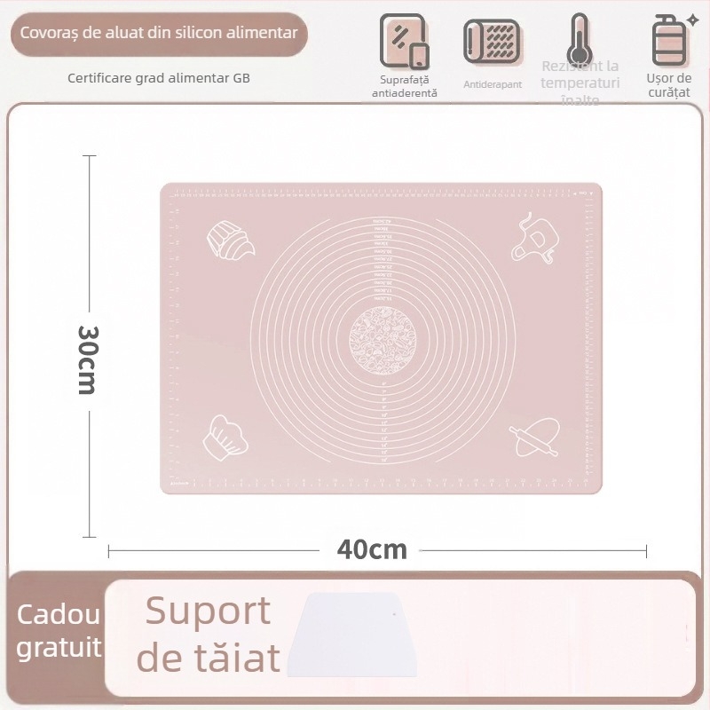 Silicon frământat covor alimentar de calitate superioară tăiței de uz casnic și panou covor antiderapant mare găluște a face bord pentru bucătărie