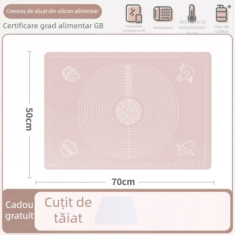 Silicon frământat covor alimentar de calitate superioară tăiței de uz casnic și panou covor antiderapant mare găluște a face bord pentru bucătărie