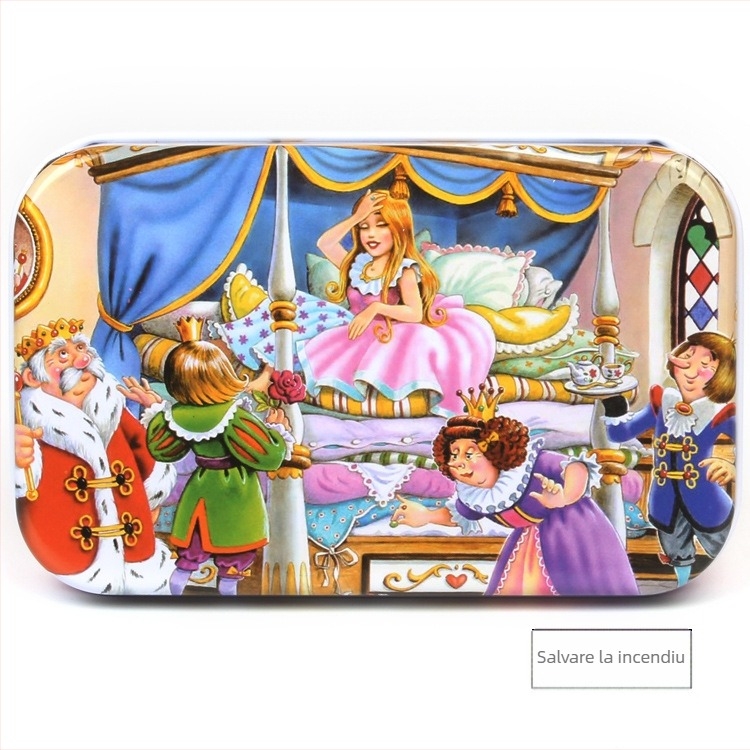 Producătorii furnizează puzzle-uri din lemn cu 60 de desene animate, cutii plate din fier, pentru copii și adulți, distractiv, pentru educație timpurie, jucării puzzle din lemn